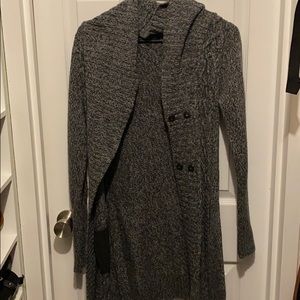 Grey Knit Cardigan